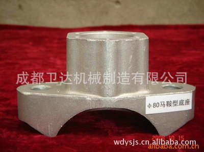 【工廠定制鋁合金鑄件Φ80馬鞍型底座 大型壓鑄件模具制作】價格,廠家,圖片,鑄造,成都衛達機械制造-